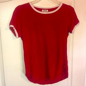 Red Form Fitting Tee